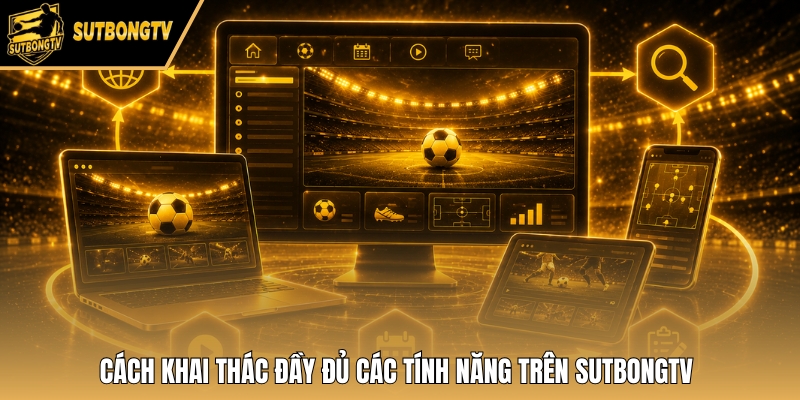 Cách khai thác đầy đủ các tính năng trên SutbongTV